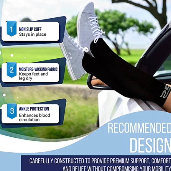 3-Pair Compression Socks for Women Size Small/Medium NEW - Picture 5 of 5